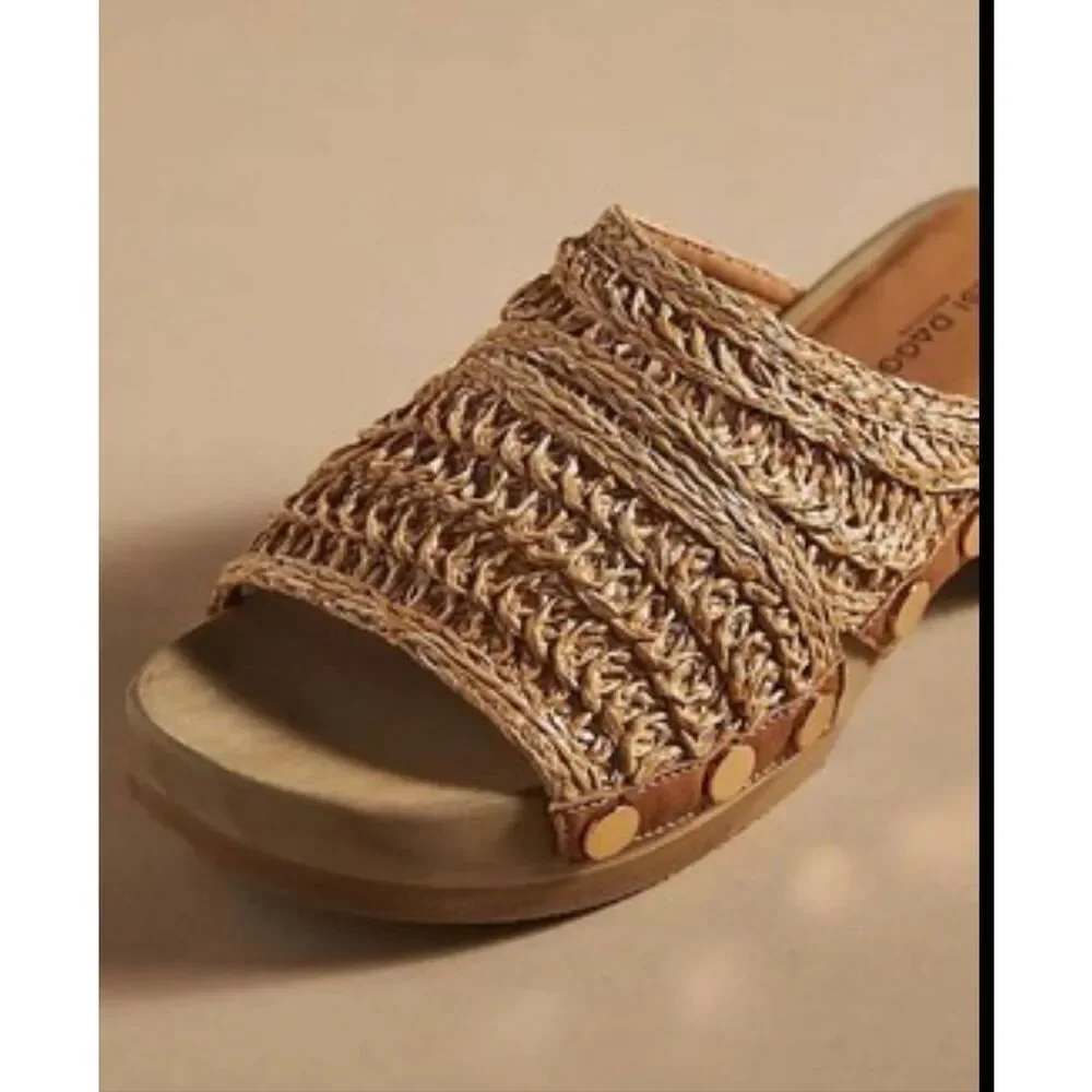 Kelsi Dagger Brooklyn woven studded clog sandal 6